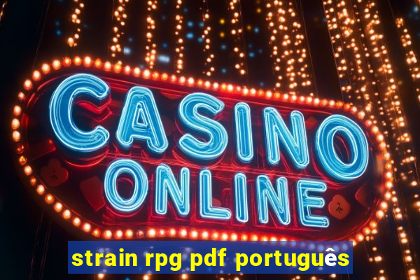 strain rpg pdf português